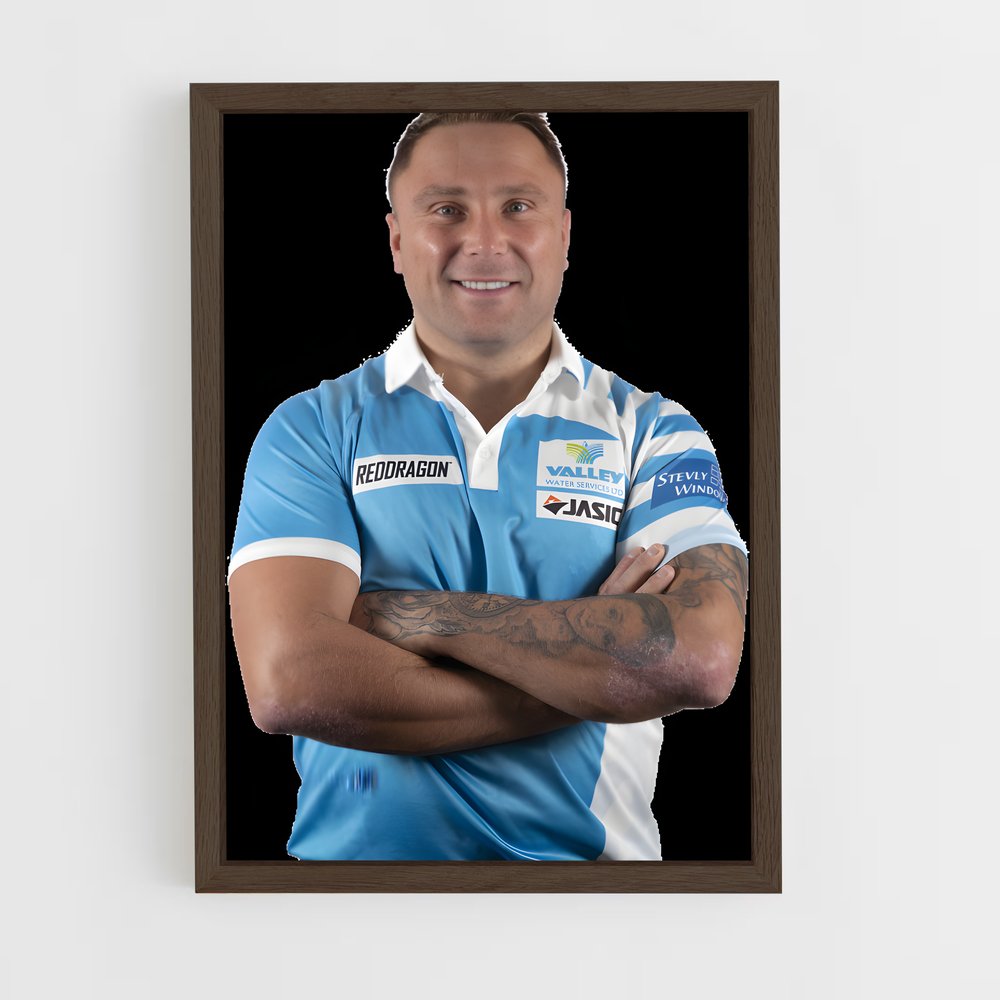 Poster Gerwyn de price – affiche Fléchettes (vue 5)